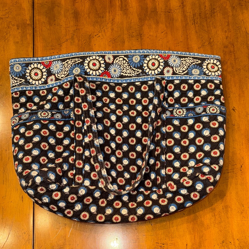 Vera Bradley Large Tote Bag Night Owl